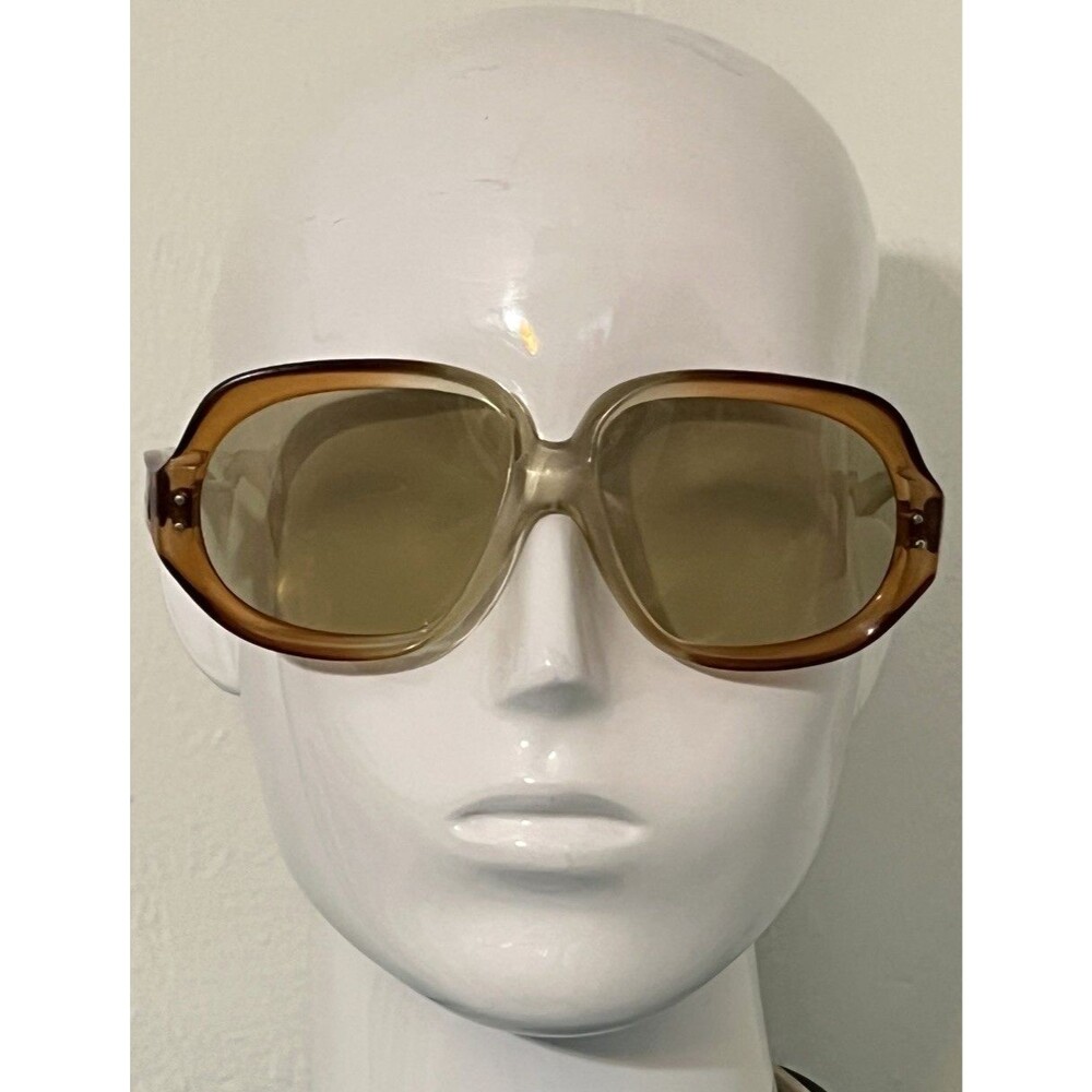 Vintage Ted Lapidus Paris Sunglasses Oversized 1970s Fames Made in France Iconic